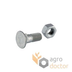 Countersunk bolt with nut M12x33-12.9-MU-10 Zn 3015785 [Lemken]