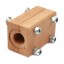 Palier en bois 618186 pour secoueur de moissonneuse-batteuse adaptable pour Claas - 71x80x124mm