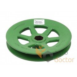 Drive pulley for header mechanisms H221001 John Deere, D 279.4 mm