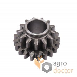 Double pinion gear of the reverse gear of the combine 183040M1 Massey Ferguson gearbox