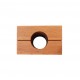 Wooden bearing AZ26907 suitable for John Deere harvester straw walker - shaft 38 mm [Agri Parts]