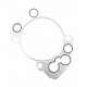 Engine cylinder gasket 9277662 Liebherr