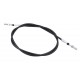 Cable de freno de mano 070369 para Claas. Longitud - 2420 mm