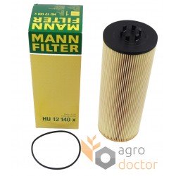 Oil filter (insert) HU 12 140x [MANN]