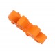 Toothed coupling nut, orange (92 Shore-A) for combine rotor drive gearbox 771337 suitable for Claas Lexion