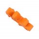 Toothed coupling nut, orange (92 Shore-A) for combine rotor drive gearbox 771337 suitable for Claas Lexion