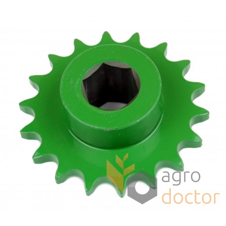 Chain Sprocket, Lower Tailings Auger Sprocket, Sprocket Assy AH130572 combine John Deere