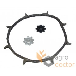 Corn head chain and sprocket kit