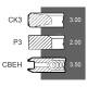 Aros de pistón  04230683 Deutz Fahr motorDeutz, (3 anillos), [Bepco]
