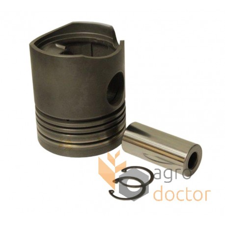 Piston avec axe 04151131 pour moteur Deutz, 4 segments