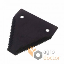 Section faucillée de la barre de coupe à grain 611316 adaptable pour moissonneuses Claas