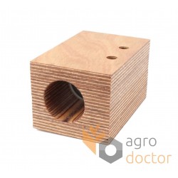 Cojinete de madera AZ45586 adecuado para John Deere sacudidor de paja de cosechadora Claas - shaft 38 mm [TR]