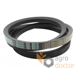 Classical V-Belt C22x1810 (C69) [Gates Delta]