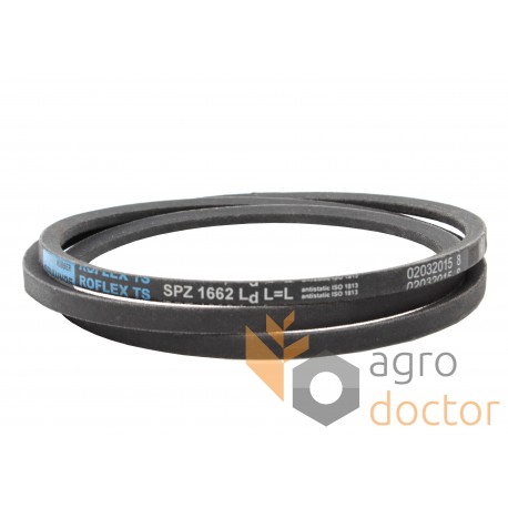 Narrow V-Belt SPZ-1662 [Roulunds]