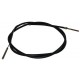 Cable de freno de mano 655198 adecuado para Claas. Longitud - 3140 mm