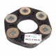 Flexible coupling rubber disc 63х141 mm [JURID]