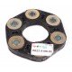 Flexible coupling rubber disc 63х141 mm [JURID]