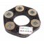 Flexible coupling rubber disc 63x141 mm [JURID]