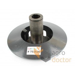 Fixed variator disc 703526 suitable for Claas with flange, d30mm