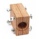 Cojinete de madera 678522 adecuado para Claas sacudidor de paja de cosechadora Claas - shaft 40 mm [Agro Parts]