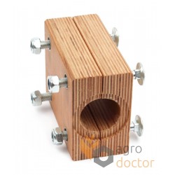 Wooden bearing 678522 suitable for Claas harvester straw walker - shaft 40 mm [Agro Parts]