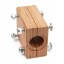 Palier en bois 678522 pour secoueur de moissonneuse-batteuse adaptable pour Claas - arbre 40 mm [Agro Parts]