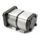 Pompe à engrenages hydraulique à double section 656860 pour la moissonneuse adaptable pour Claas [AGV Parts]