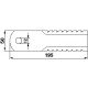 Chopper blade fixed 060030 suitable for Claas