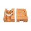 Cojinete de madera AZ45586 para John Deere sacudidor de paja de cosechadora Claas - shaft 38 mm [Agro Parts]