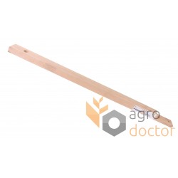 Wooden glide rail for elevator roller chain - 680575.1 suitable for Claas - 848mm