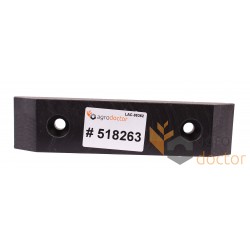 Plastic guide bar 518263.1 suitable for conveyor of combines Claas