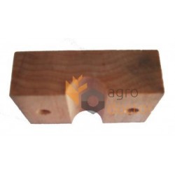Cojinete de madera 229208M1 para Massey Ferguson sacudidor de paja de cosechadora Claas - shaft mm [Agro Parts]