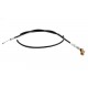 Clutch push pull cable 411184M1 suitable for Massey Ferguson. Length - 1300 mm