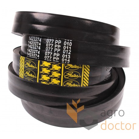 720866 - 0007208660 suitable for Claas | 1141816 Deutz-Fafr - Wrapped banded belt 1423274 [Gates Agri]