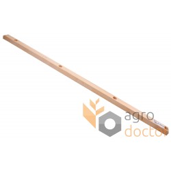 Wooden glide rail for elevator roller chain - 0007659700 suitable for Claas - 1280mm