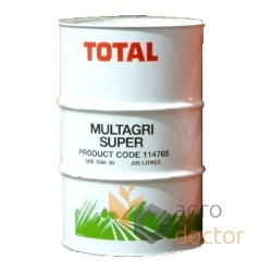 TOTAL MULTAGRI SUPER 10W30 208L. Aceite