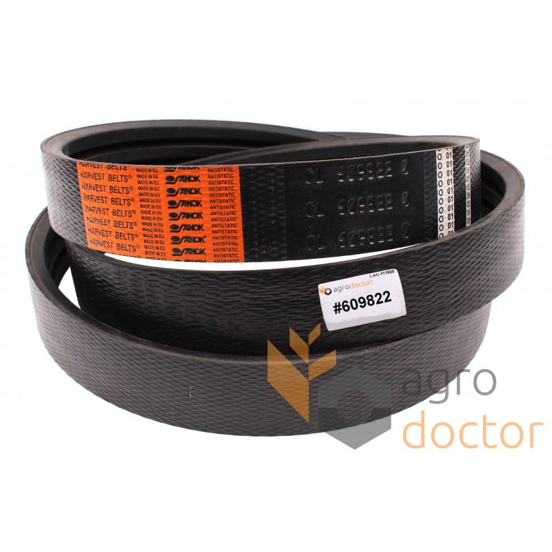 Wrapped banded belt 609822 suitable for Claas [Stomil Harvest] OEM 