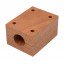 Wooden bearing 1720742M91 for Massey Ferguson harvester straw walker - shaft 31.5 mm [Agro Parts]
