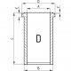 Finished liner for engine - 742466M1 Massey Ferguson