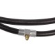 Cable de presión y tracción 740911 adecuado para Claas. Longitud - 2790 mm
