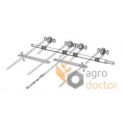 Feeder house conveyor assembly - 615904 suitable for Claas Mega 208/218