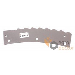 Cuchilla picadora derecha 996313.0 adecuado para Claas Jaguar, 368x122x3 mm