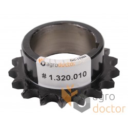 Sprocket 1.320.010 of outer drive for сorn header Oros