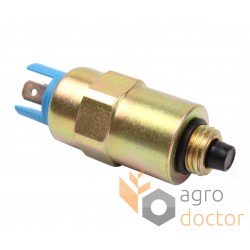 Electromagnetic sensor for combines