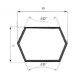 Double (hexagonal) V-belt  22х17 - 3340  [Agrobelts]