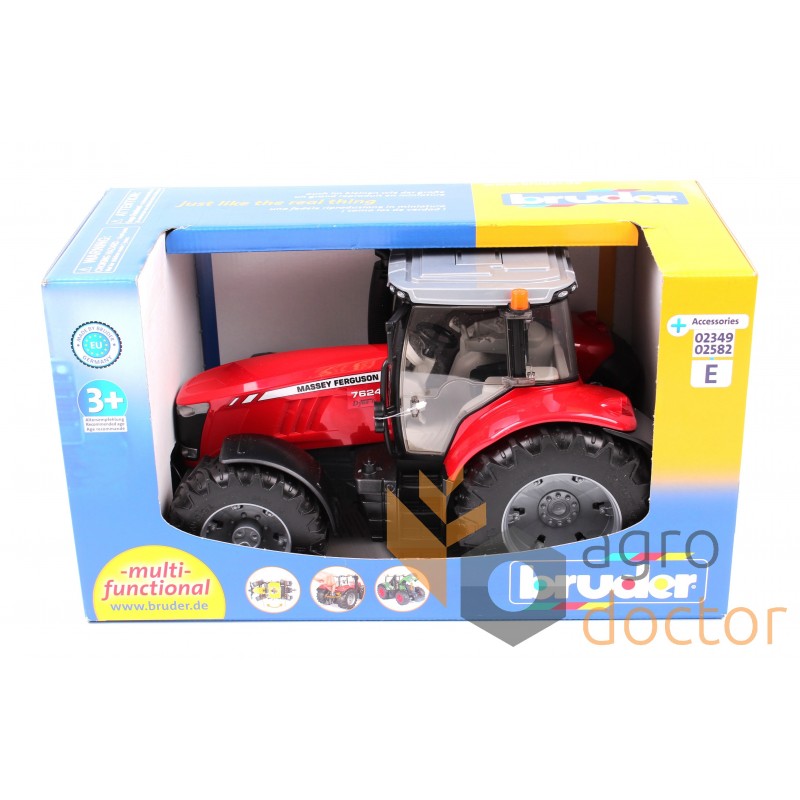 Toy-model of tractor Massey Ferguson 7624 OEM:BR-03046 for 
