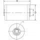 Fuel filter (insert) BFU 700 x [MANN]