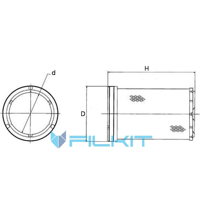 Air filter 46983 [WIX]