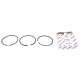 Piston ring set, UPRK0003D  Perkins, 105.00+1.02mm. (3 rings), [Bepco]