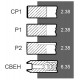 Piston ring set 41158044 Perkins,  98.48mm., (4 rings),  [AIP]